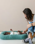 Organic Infant Lounger Cover | Moss
