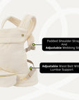Ergonomic Baby Carrier with Detachable Belt Bag - Newborn to Toddler