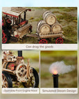 Electric Steam Locomotive 3D Puzzle