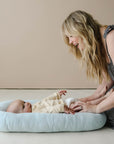 Organic Infant Lounger Cover | Slate