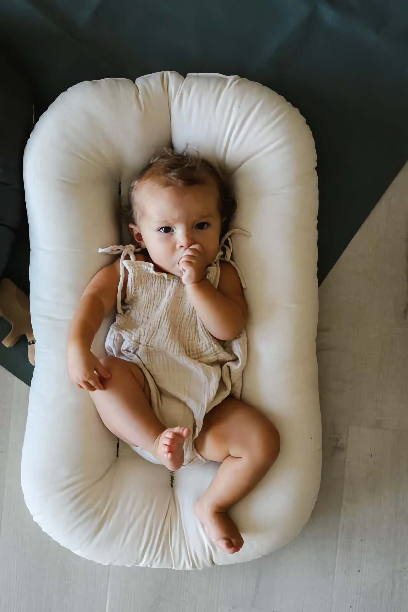 Blisii Organic Infant Lounger - Natural