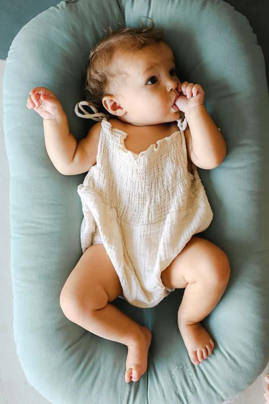 Organic Infant Lounger Cover | Slate