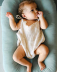 Organic Infant Lounger Cover | Slate