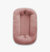 Snuggle Me organic infant lounger in Gumdrop pink, front view