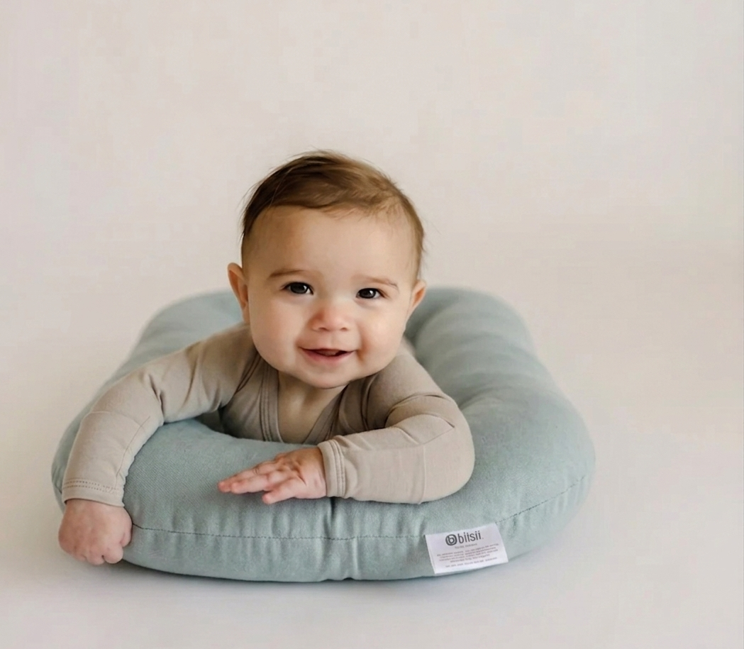 Organic Infant Lounger Cover | Slate
