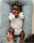 Organic Infant Lounger Cover | Slate